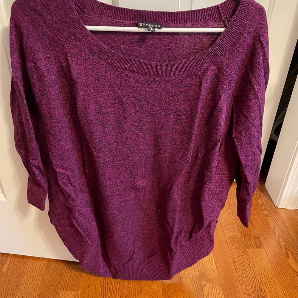 Express quarter sleeve sweater